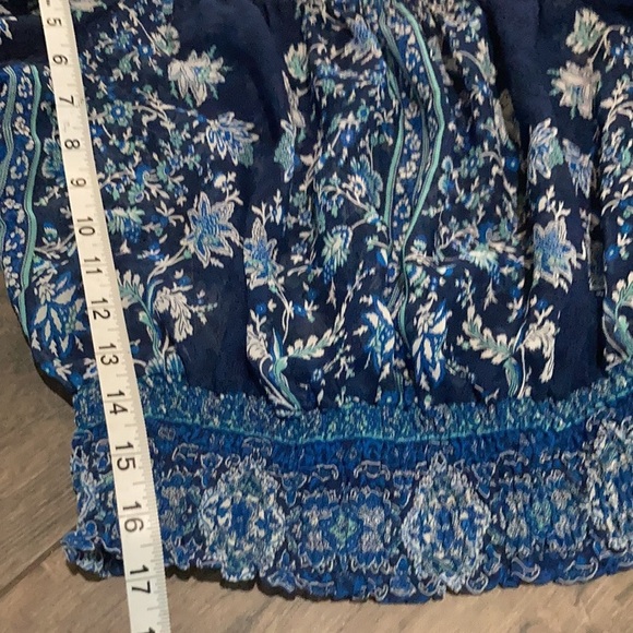 Sans Souci Chiffon Floral Ruffle Blouse small - Picture 7 of 8